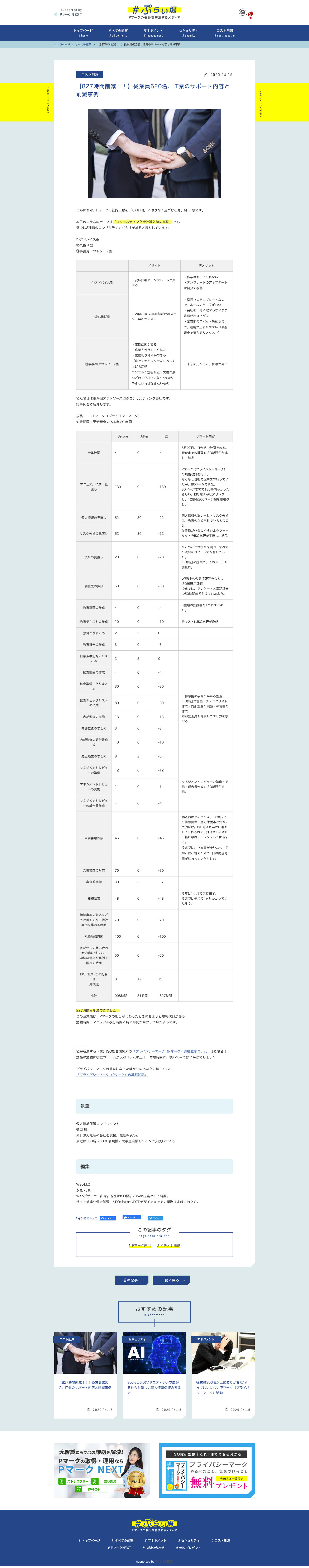 記事詳細ページ